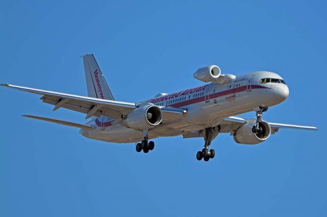 Boeing 757-200 (N757HW) - Honeywell Boeing 757-225 N757HW flew from Phoenix Sky Harbor to Idaho and back on September 18, 2019.