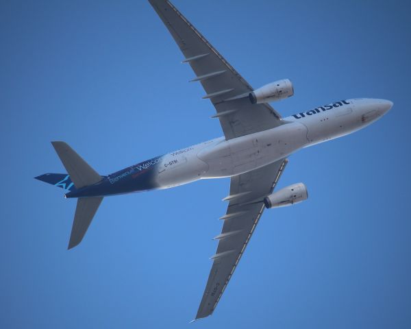 Airbus A330-200 (C-GTSI) - From my backyard in Leaside, ON