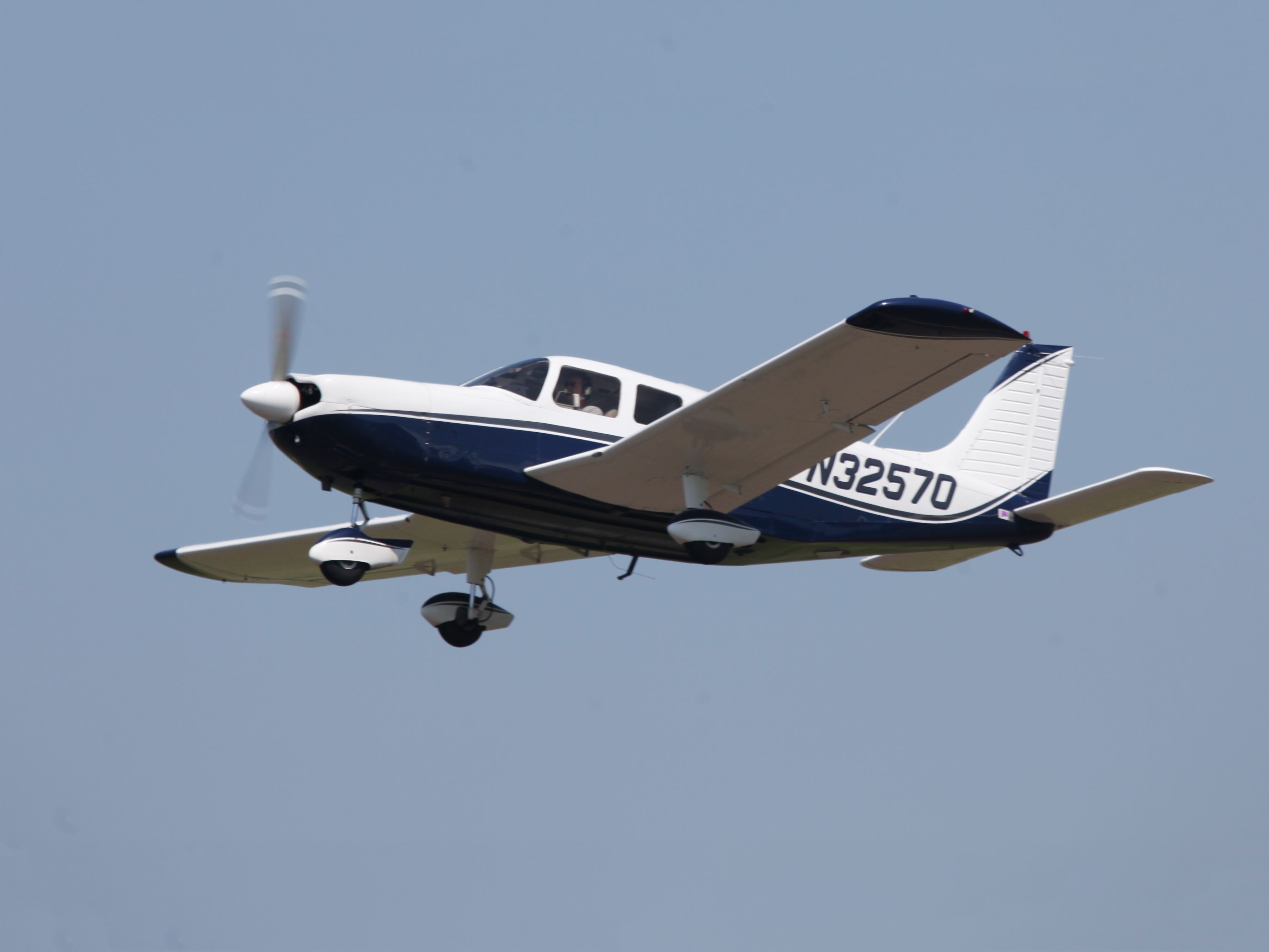 Piper Saratoga (N32570) - This is a very nice personal travel aircraft with a huge payload. Take off runway 26 at Danbury.