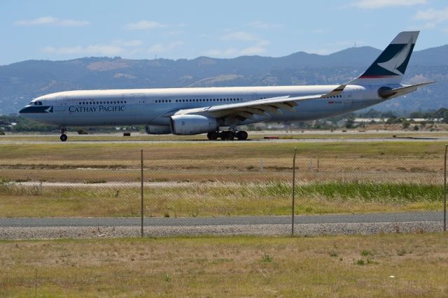 Airbus A330-300 (B-HLQ) - On to taxi-way heading for Terminal 1, after arrival from Hong Kong. Wednesday 4th January 2012.