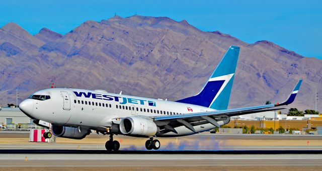 Boeing 737-700 (C-FCWJ) - C-FCWJ  2008 Boeing 737-7CT C/N 35086 - McCarran International Airport (LAS / KLAS)br /USA - Nevada December 5, 2015br /Photo: Tomás Del Coro