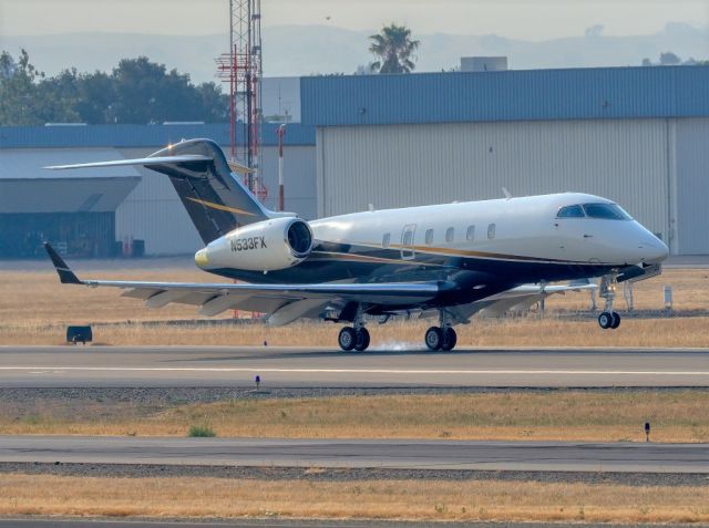 Bombardier Challenger 300 (N553FX) - Bombardier BD-100-1A10 at Livermore Municipal Airport, Livermore CA