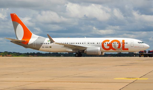 Boeing 737 MAX 8 (PR-XMA) - O primeiro pouso do Boeing 737-8 MAX prefixo PR-XMA no Aeroporto de Teresina - Senador Petrônio Portella 15/02/2019