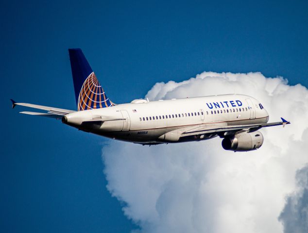 Airbus A319 (N899UA) - @united Airbus A319-132 climbing out of Houston George Bush Intercontinental Airport (IAH/KIAH) into the bright blue sky operating as UA1604/UAL1604 bound to Minneapolis−Saint Paul International Airport (MSP/KMSP) br /br /Infobr /br /Aircraft: Airbus A319-132br /br /Airline: Unitedbr /br /Callsign: UA1604/UAL1604br /br /Registration: N899UAbr /br /Age: 13.7yrs oldbr /br /First Flight: 07/12/2007br /br /Departure: (IAH/KIAH) George Bush Intercontinental Airport br /br /Arrival: Minneapolis−Saint Paul International Airport (MSP/KMSP)br /br /Route:  STYCK7 WTSON BYP TUL J25 MCI ROKKK NITZR3br /br /Departure RWY: 15Lbr /br /Arrival RWY: 30Lbr /br /Spotting Location Spot 2 at Rankin Road in front of RWY’s 15L and 15R on the dirt hillbr /br /Spotting Source: https://www.spotterguide.net/planespotting/north-america/united-states-of-america/houston-georg-bush-iah-kiah/