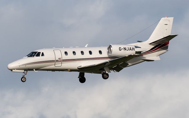 Cessna Citation Excel/XLS (G-NJAH) - Arriving from Edinburgh on the 22/Nov/2024