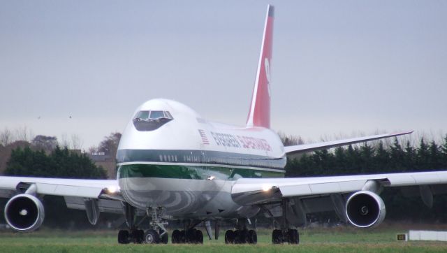 Boeing 747-200 (N470EV) - SUPERTANKER IN SHANNON