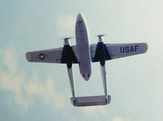 FAIRCHILD (1) Flying Boxcar — - C-119 approaching Andrews AFB, MD in the early 60s