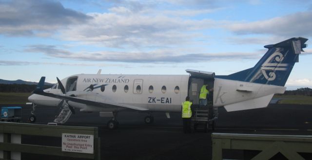 Beechcraft 1900 (ZK-EAI) - Flight NZKT-NZAA