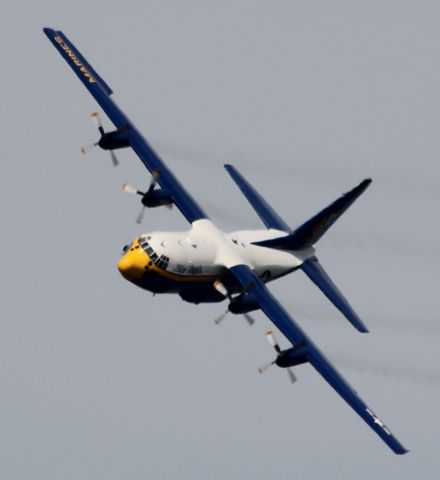 Lockheed C-130 Hercules — - At City Of Gary Air Show at Wells Street Beach watching "Fat Albert" come in for a pass.