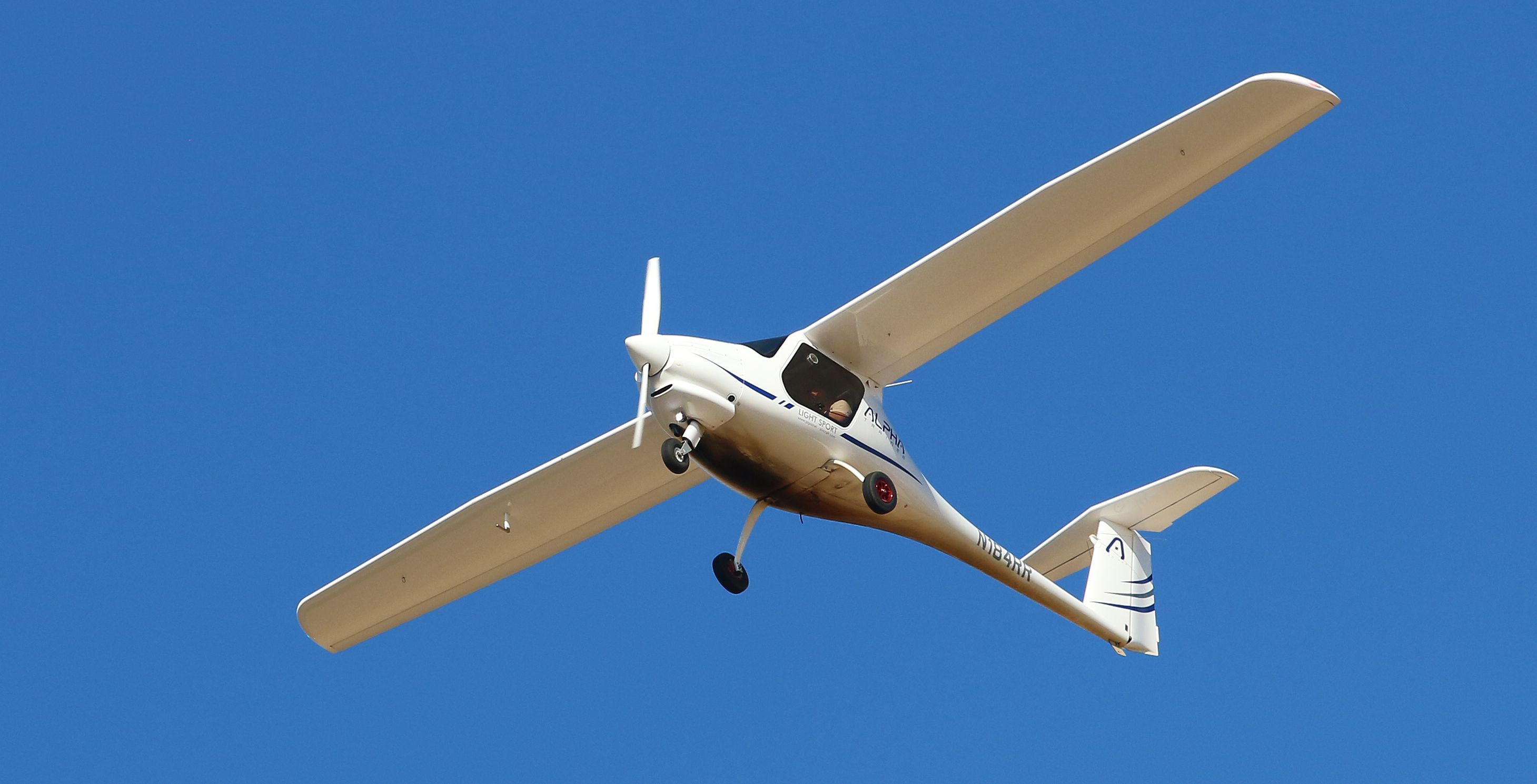 PIPISTREL Alpha Trainer (N184RR) - West end of runway at Falcon Field in Mesa, Arizona. 