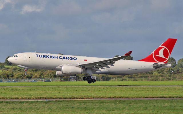 Airbus A330-200 (TC-JDR) - turkish cargo a330-200f tc-jdr about to land at shannon 25/9/16.