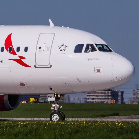 Airbus A320 — - Thanks for the wave, have a good flight.