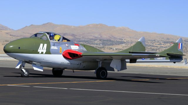 N172LA — - de Havilland Vampire ("Phatty" - piloted by Zachary McNeill), Jet class air racer - Reno Air Races 2016 (Gold Race Results(9/18/2016)- 3rd place (448.217 mph)