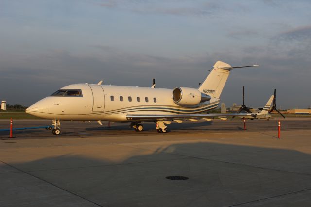 N600NP — - Challenger sitting on the ramp at Gary Regional Airport.