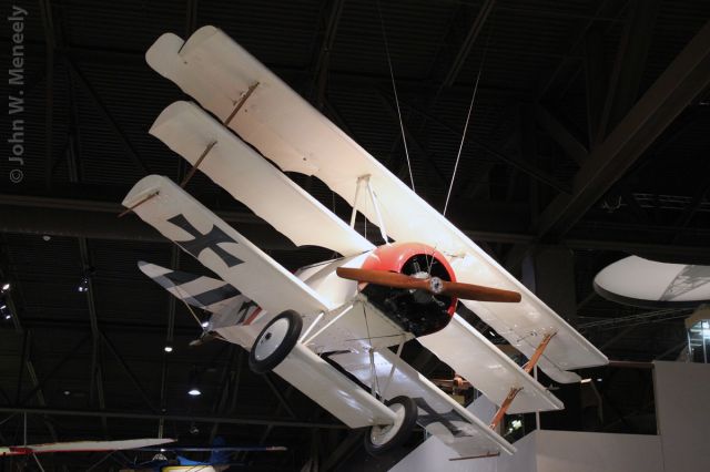N105RF — - Jan. 21, 2012 - EAA AirVenture Museum, Oshkosh, WI. Fokker DR.I replica.