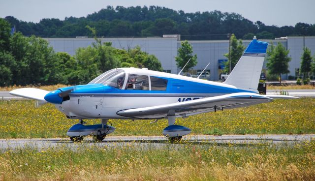 N9598J — - A Piper Cherokee 180 at GMU.  5/21/22.