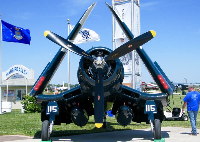 WAR Vought F4U Corsair (N72NW) - At AirVenture.  1944 Goodyear FG-1D Corsair, c/n: 3697 (92436)