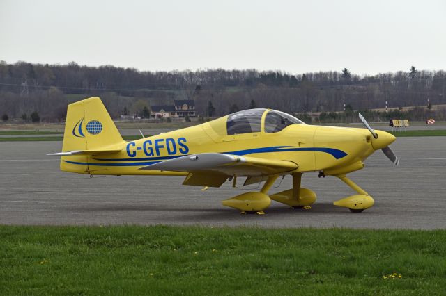 Vans RV-6 (C-GFDS) - 2001 Van's RV-6A (C-GFDS/23474) arrived from London International Airport (CYXU) earlier today (Apr 24, 2021)