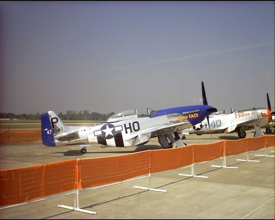 N151TP — - Mustang Sweetie Face on the ramp at the 2003 Tupelo Air Show.