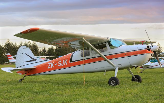 Cessna 170 (ZK-SJK) - Private strip, Darfield, Canterbury, NZ