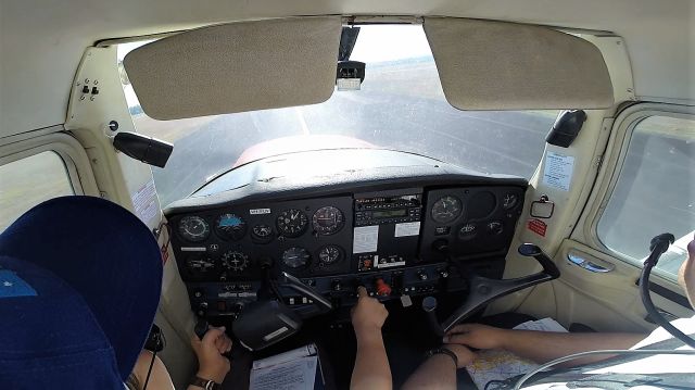 Cessna 152 (VH-FUV) - Landing at Archerfield in the C152