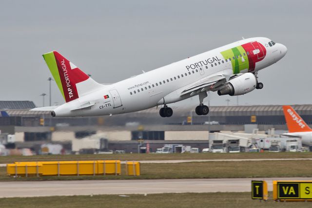 Airbus A319 (CS-TTL) - TAP321 departing for Lisbon