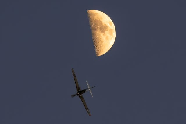 North American P-51 Mustang (N51Z) - XP-51A / MOON. The first and only ever P-51A aerobatic routine is this weekend at the California Capital Airshow.