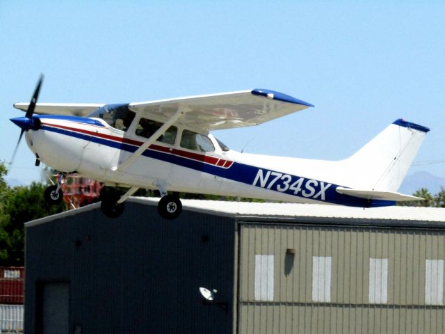 Cessna Skyhawk (N734SX) - Taking off RWY 24