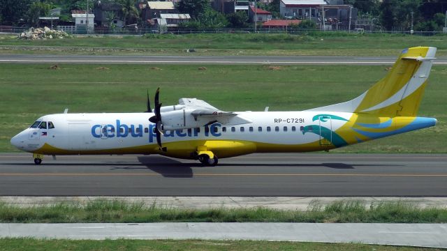 Aerospatiale ATR-72-600 (RP-C7291) - Cebu Pacific ATR72-600 RP-C7291 at Cebu Mactan Airport Philippines 21 Nov 2019