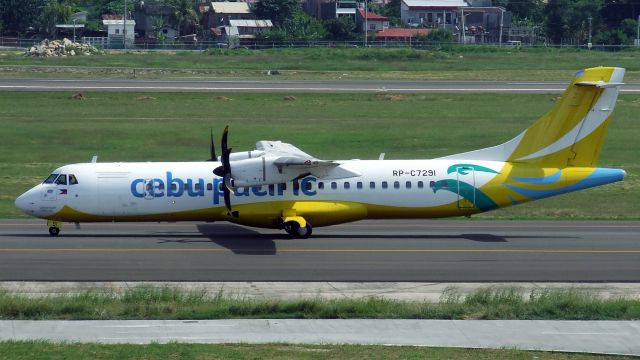 Aerospatiale ATR-72-600 (RP-C7291) - Cebu Pacific ATR72-600 RP-C7291 at Cebu Mactan Airport Philippines 21 Nov 2019