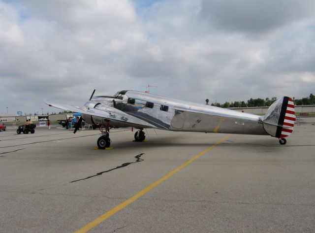 Lockheed L-12 Electra Junior (N93R) - On display at Fullerton Airport Day