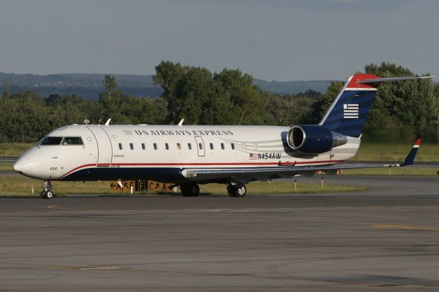 Canadair Regional Jet CRJ-200 (N454AW) - July 13, 2007 - arrived at Syracuse, NY