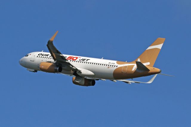 Airbus A320 (PK-STQ) - "Our Super 50th Jet" livery
