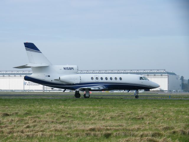 Dassault Falcon 50 (N158M) - N158M MYSTERE FALCON 50 MSN 351  SEEN HERE DEP TO DEST ON   04-03-2011
