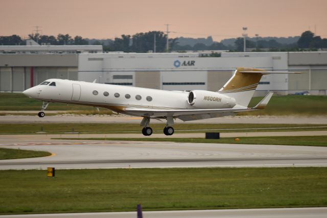 Gulfstream Aerospace Gulfstream V (N500RH) - 08-15-21. Departing off of Runway 14.