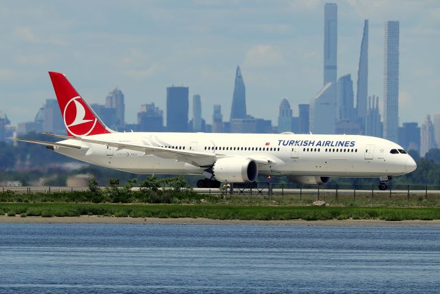 Boeing 787-8 (TC-LLA) - 'Turkish 4' departing back to Istanbul