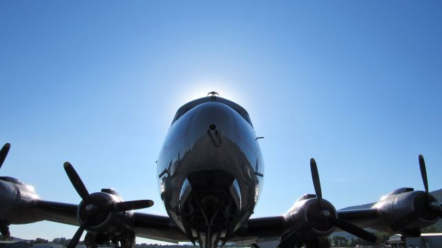 Douglas C-54 Skymaster (N500EJ) - Early morning shot. 