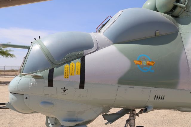 MIL Mi-25 (B-4002) - Mil Mi-24D Hind-D at Pima Air and Space Museum, Tucson, AZ, 17 May 14.