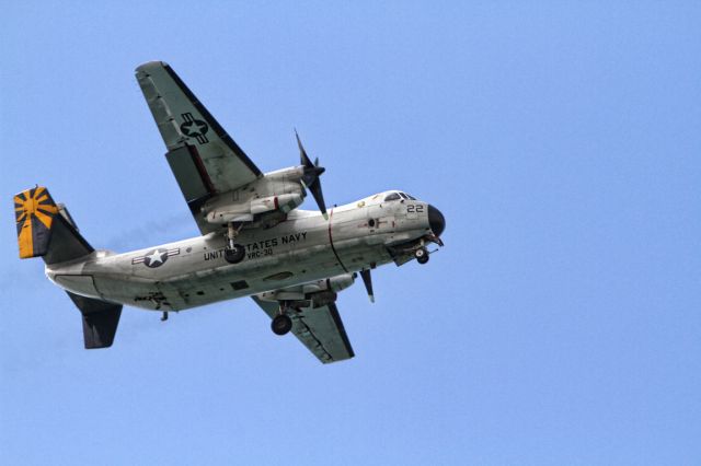 VRC30 — - Flying over the USS Midway San Diego