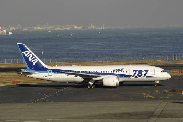 Boeing 787-8 (JA810A) - Taxing at Haneda Intl Airport on 2013/12/01