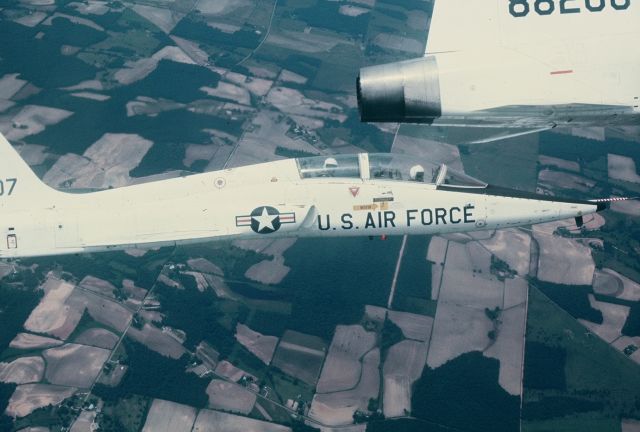 Northrop T-38 Talon (N88208) - Four ship formation training USAF UPT 1976