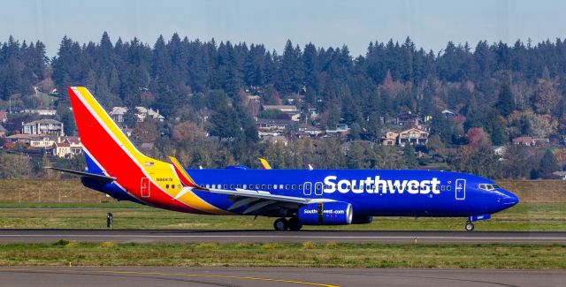 Boeing 737-800 (N8687A) - Spotted at KPDX on 10-28-20