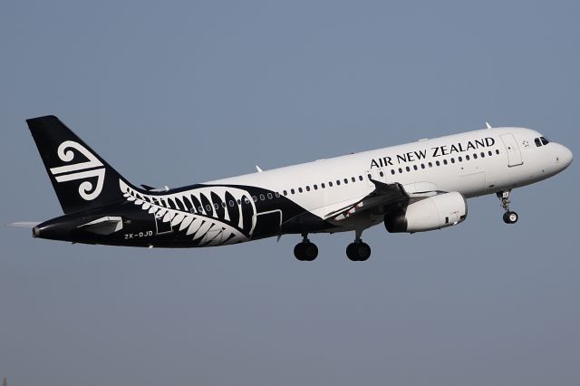 Airbus A320 (ZK-OJD) - on 3 December 2018