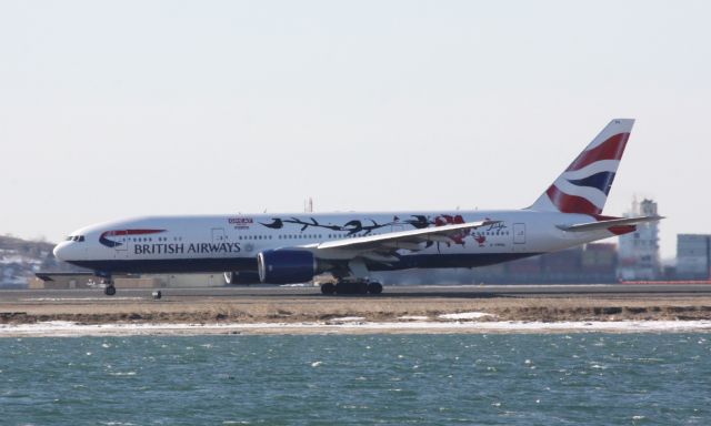 Boeing 777-200 (G-YMML) - Special livery for the Great Festival of Creativity Shanghaibr / br /br / 