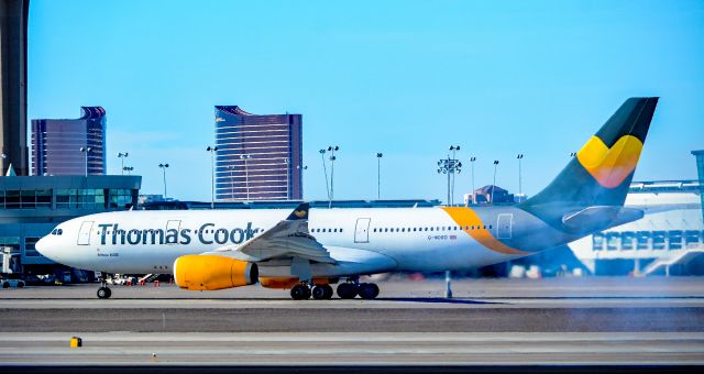 Airbus A330-200 (G-MDBD) - G-MDBD Thomas Cook Airlines 1999  Airbus A330-243 - cn 266 - Las Vegas - McCarran International Airport (LAS / KLAS)br /USA - Nevada March 24, 2017br /Photo: Tomás Del Coro