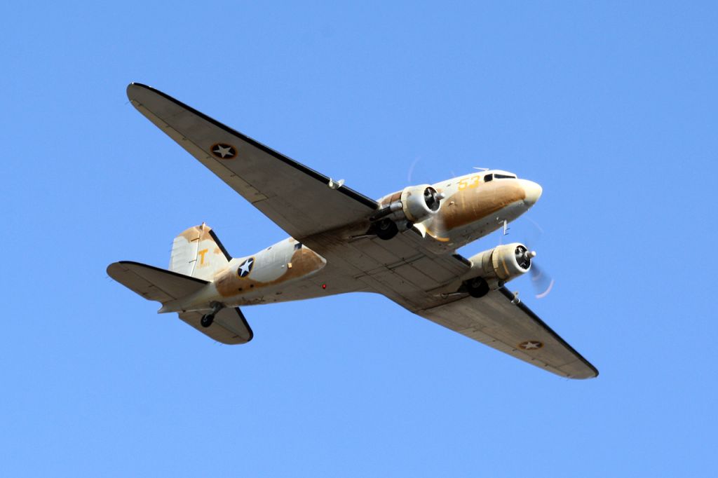 N53ST — - Douglas DC-3/C-47 Skytrain (N53ST) - Scottsdale Air Fair - November 2011