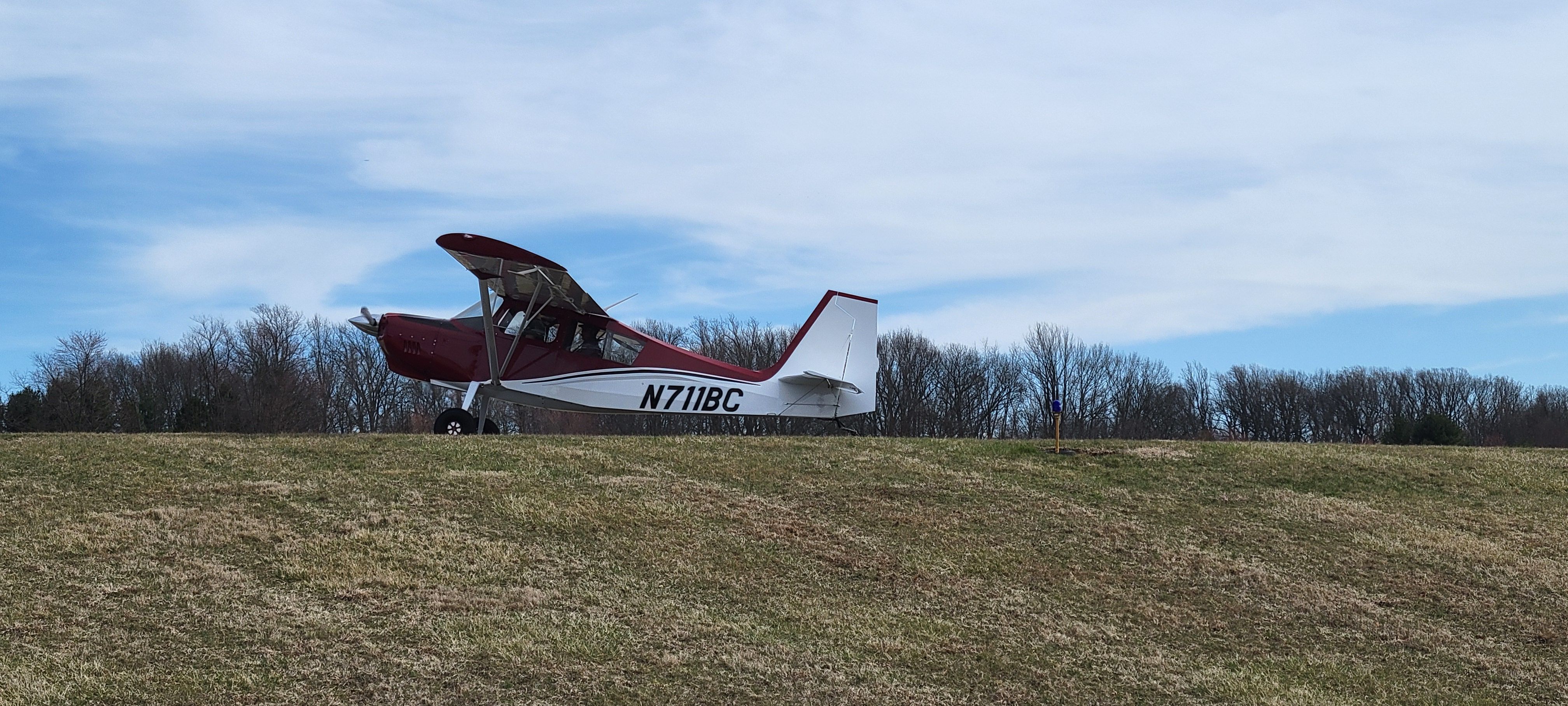 N711BC — - Holding short of RWY 23