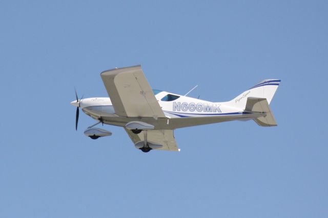 Beechcraft 18 (N666MK) - Piper Sport (N666MK) departs Sarasota-Bradenton International Airport
