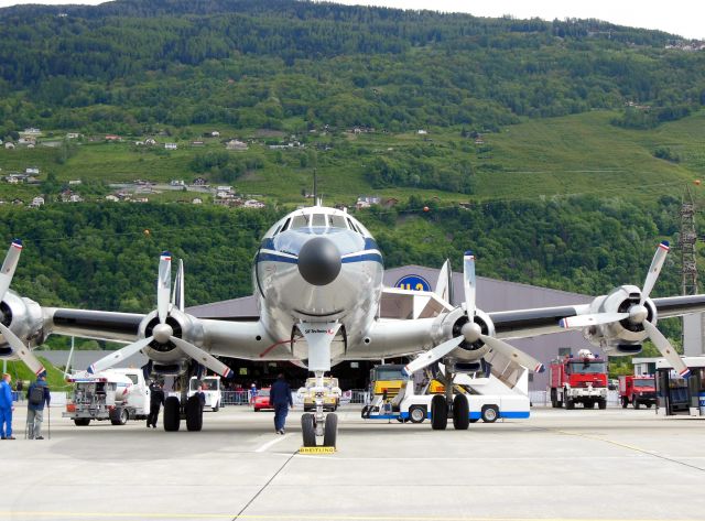 HB-RSC — - Rare flyable Lockheed Super Constellation. Homebased in Switzerland.