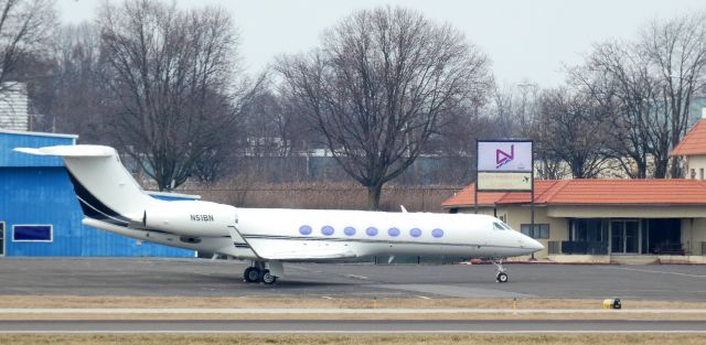 Gulfstream Aerospace Gulfstream V (N51BN) - Catching some tarmac time is this 2004 Gulfstream GV-SP (G550) in the Winter of 2023.  KOAK - KPNE